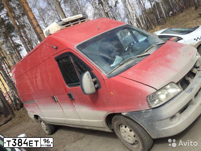Фото автомобиля FIAT DUCATO, 2011 — госномер О423ТС196. Цвет: Красный