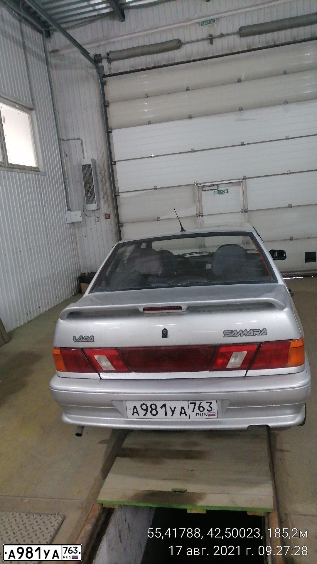 Фото автомобиля LADA 2115 SAMARA, 2008 — госномер Т138КС152. Цвет: Светло-Серебристый металлик
