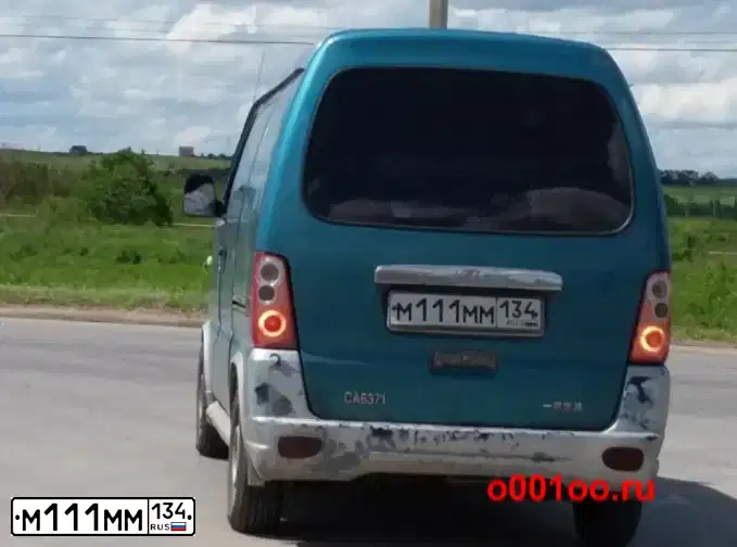 Фото автомобиля FAW 6371, 2007 — госномер М111ММ134. Цвет: ЗЕЛЕНЫЙ