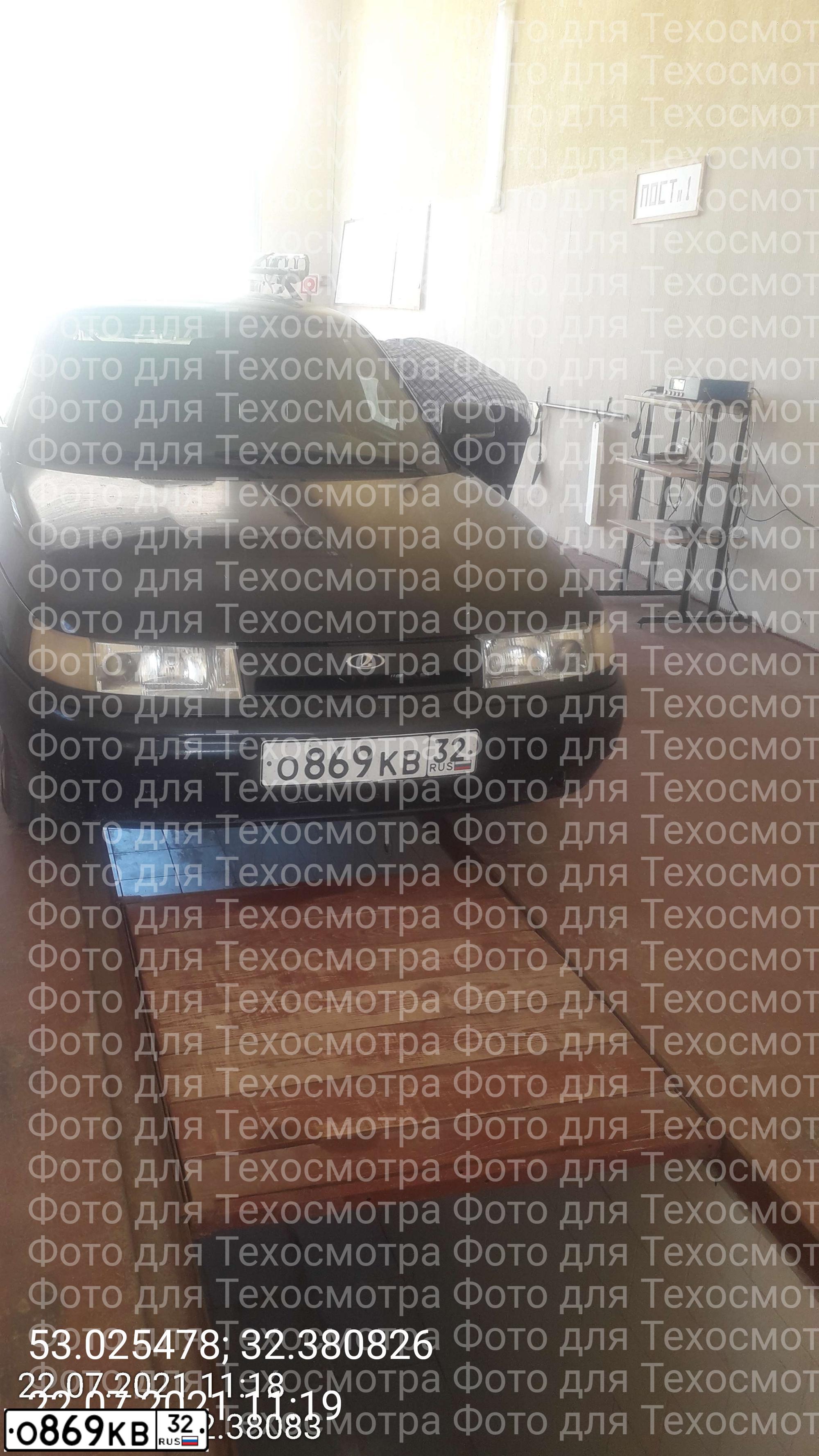 Фото автомобиля LADA 2111 LADA, 2007 — госномер О869КВ32. Цвет: ГРАФИТОВЫЙ МЕТАЛЛИК