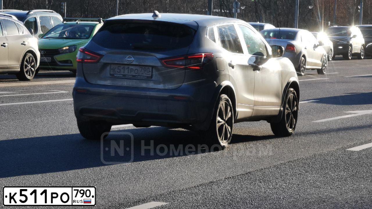 Фото автомобиля NISSAN QASHQAI С ДВИГАТЕЛЕМ МR20 И ПЕРЕДНИМ ПРИВОДОМ, 2022 — госномер К511РО790. Цвет: СЕРЫЙ