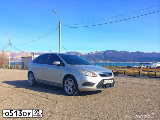Фото автомобиля FORD FOCUS, 2008 — госномер О513ОУ93. Цвет: Серебристый
