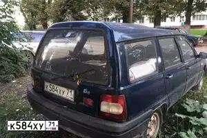 Фото автомобиля IZH 2126, 2005 — госномер О128СА40. Цвет: ТЕМНО-СИНИЙ