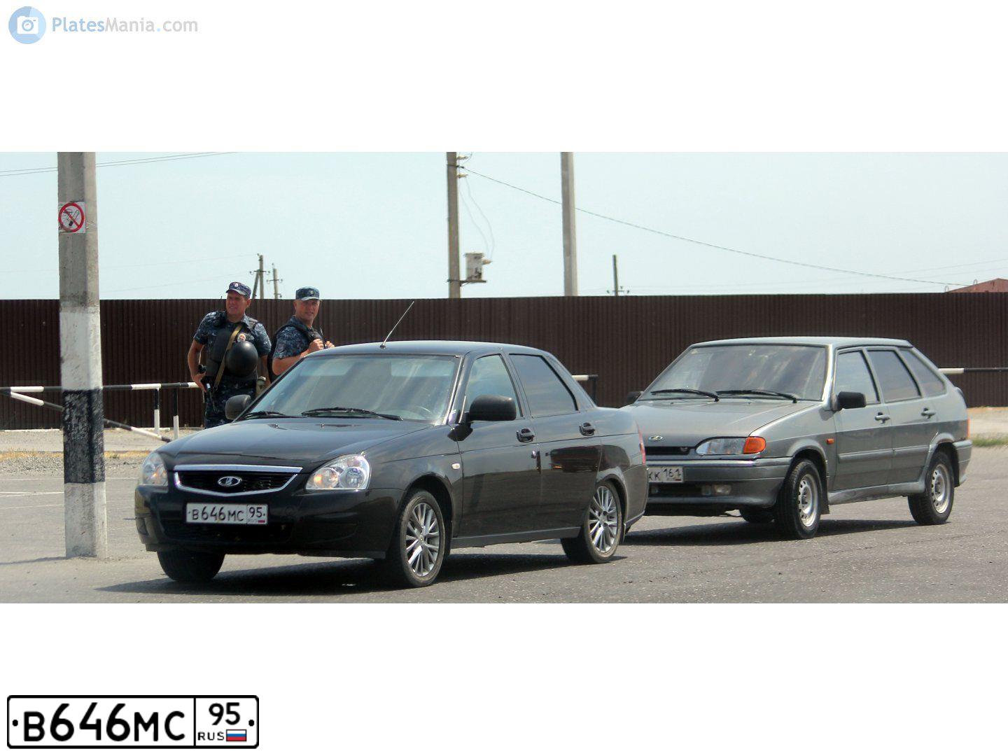 Фото автомобиля LADA 2170 PRIORA, 2015 — госномер М698МР761. Цвет: ЧЕРНЫЙ