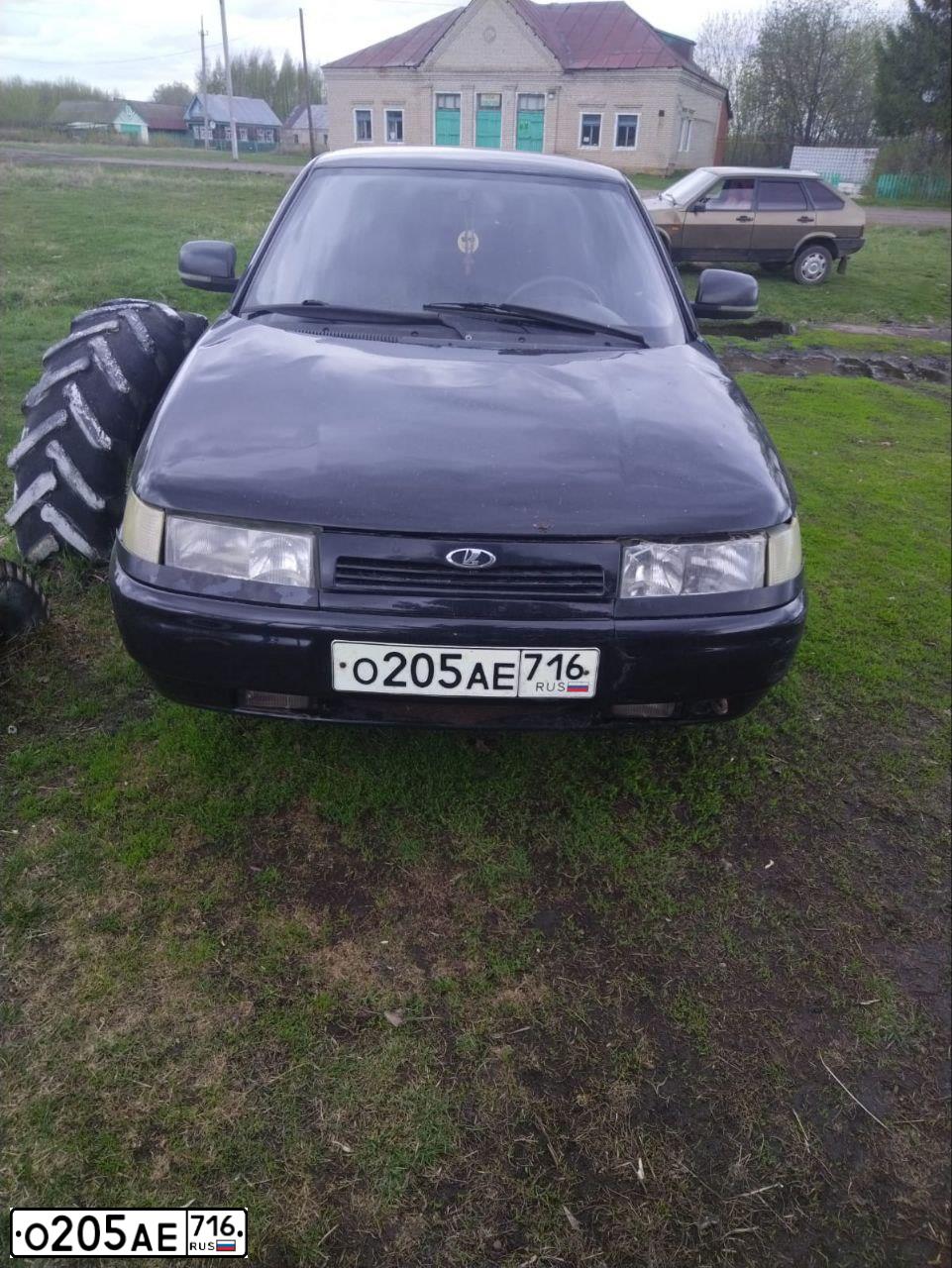 Фото автомобиля LADA 2112 LADA, 2008 — госномер С724РТ716. Цвет: СИНЕ- ЧЕРНЫЙ