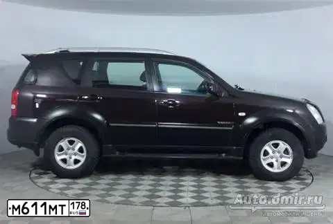 Фото автомобиля SSANGYONG REXTON, 2012 — госномер Р708ТТ152. Цвет: БОРДОВЫЙ