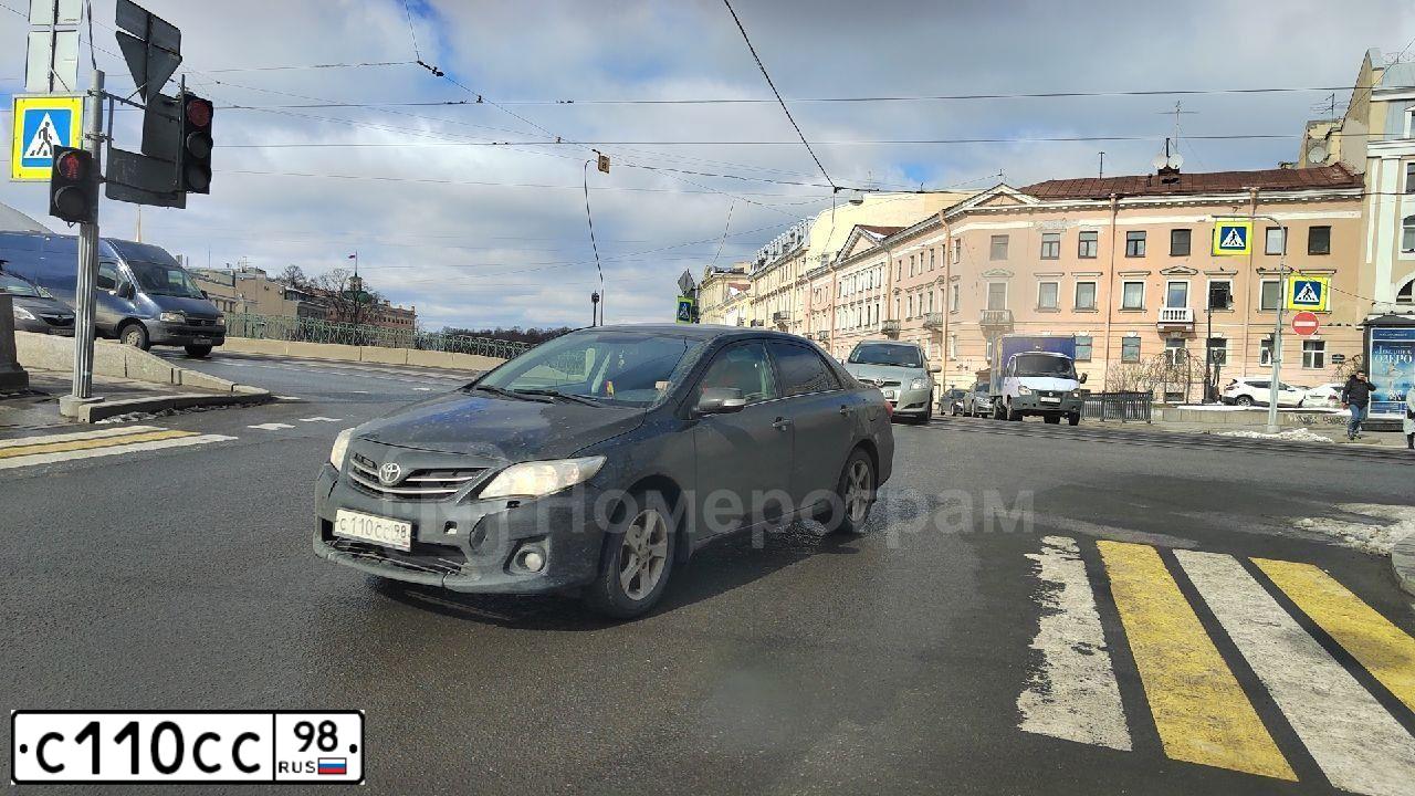 Фото автомобиля NISSAN X-TRAIL, 2007 — госномер С110СС98. Цвет: ЧЕРНЫЙ