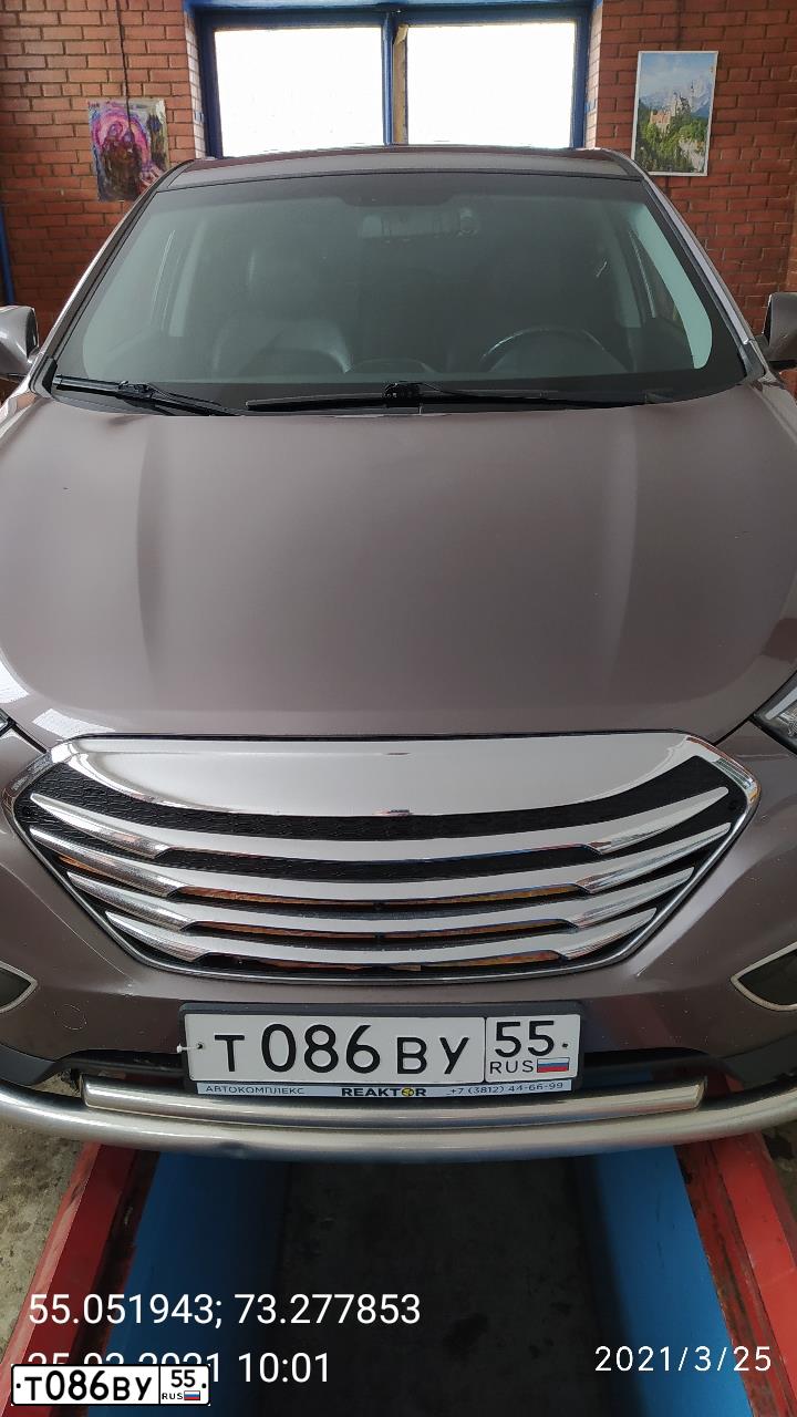 Фото автомобиля HYUNDAI IX35, 2014 — госномер Т086ВУ55. Цвет: Коричневый