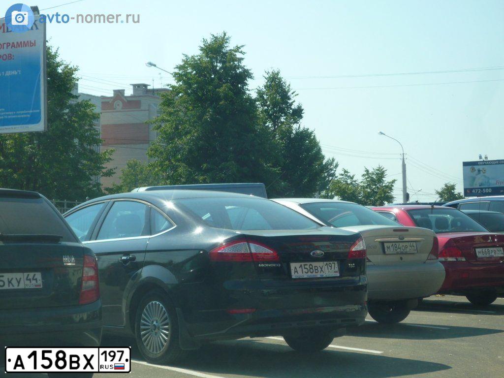 Фото автомобиля FORD MONDEO, 2010 — госномер А158ВХ197. Цвет: ЧЕРНЫЙ