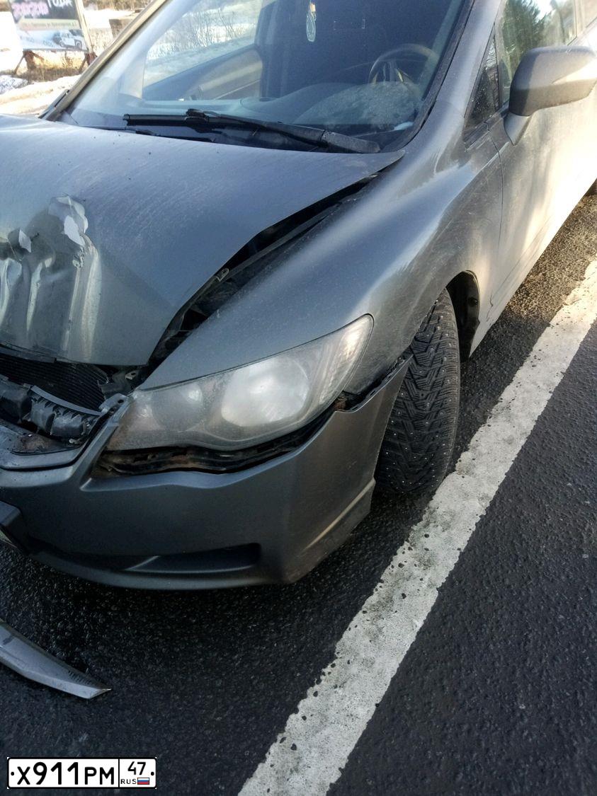 Фото автомобиля HONDA CIVIC, 2009 — госномер О080УК198. Цвет: СЕРЫЙ