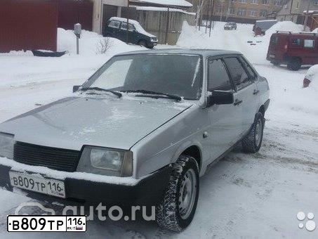 Фото автомобиля LADA 2109 SAMARA, 2001 — госномер В809ТР116. Цвет: СЕРЕБРИСТО-ГОЛУБОЙ