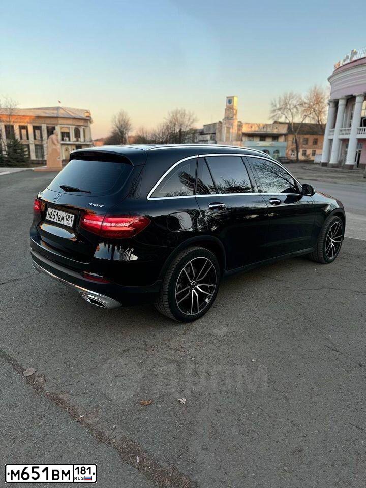 Фото автомобиля MERCEDES GLC-KLASSE, 2015 — госномер М651ВМ181. Цвет: ЧЕРНЫЙ
