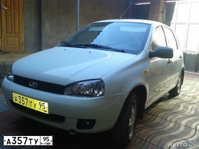Фото автомобиля LADA 1119 KALINA, 2012 — госномер А357ТУ95. Цвет: Белый