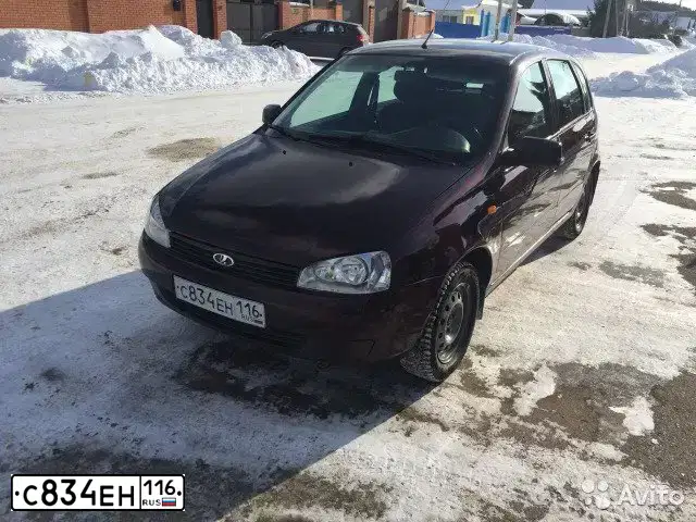 Фото автомобиля LADA 1119 KALINA, 2012 — госномер С834ЕН116. Цвет: ТЕМНО-ВИШНЕВЫЙ