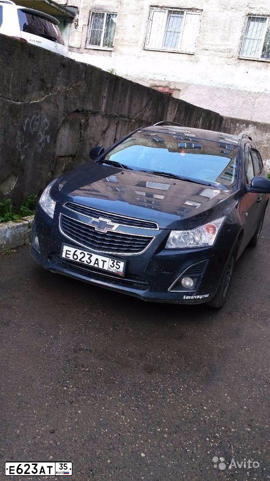 Фото автомобиля CHEVROLET CRUZE, 2013 — госномер К535АО35. Цвет: ЧЕРНЫЙ