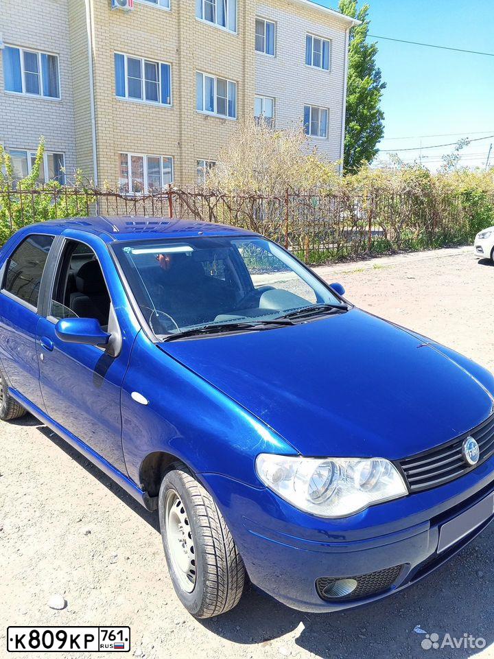 Фото автомобиля FIAT ALBEA, 2008 — госномер К809КР761. Цвет: синий