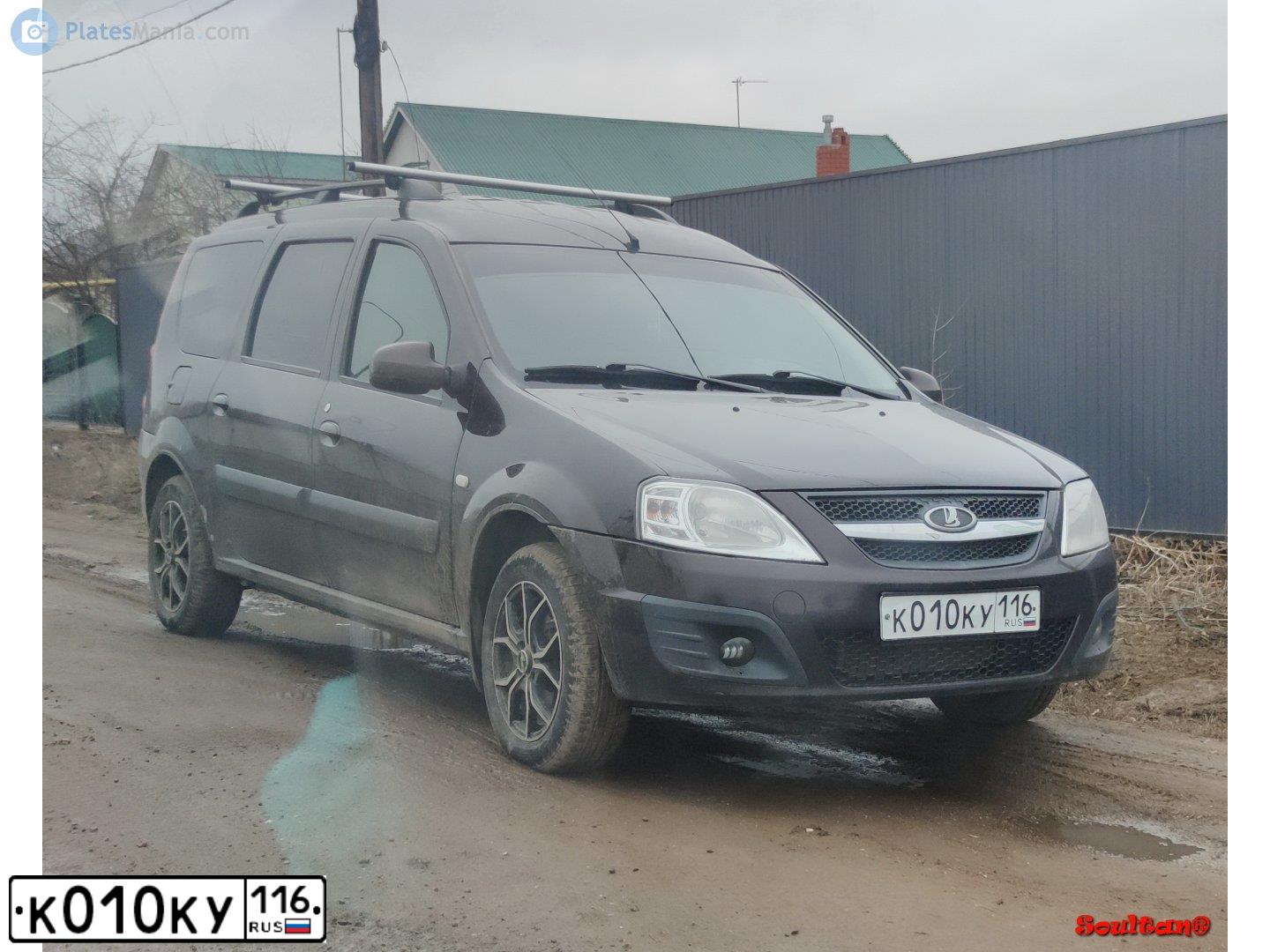 Фото автомобиля LADA LARGUS, 2015 — госномер С859ВТ716. Цвет: ТЕМНО-КОРИЧНЕВЫЙ