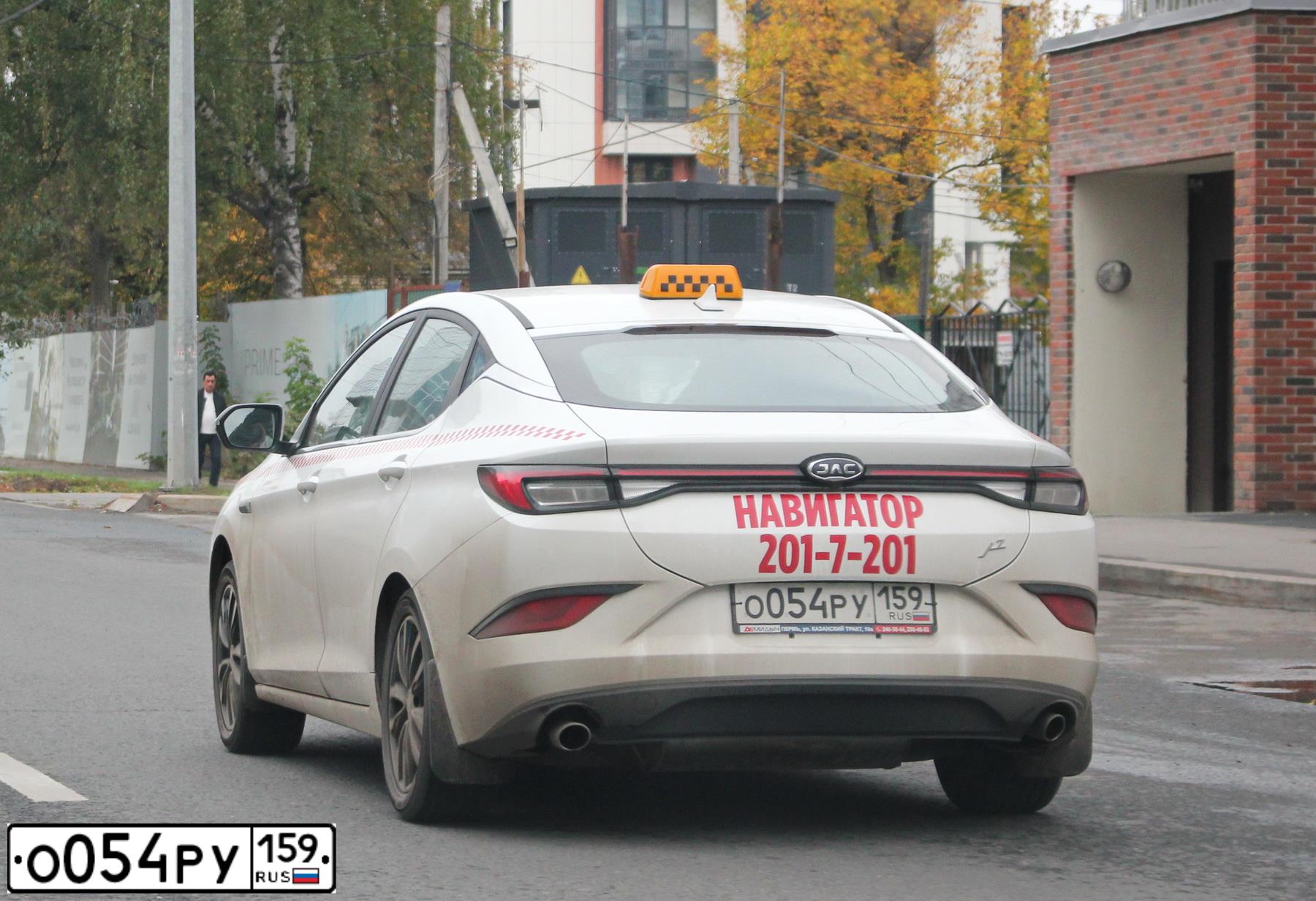 Фото автомобиля JAC J7, 2022 — госномер О054РУ159
