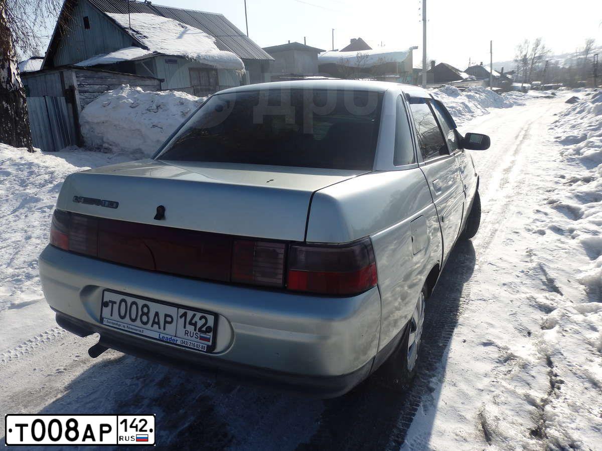 Фото автомобиля LADA 2110, 2001 — госномер Т008АР42. Цвет: СВЕТЛО-ЗЕЛЕНЫЙ