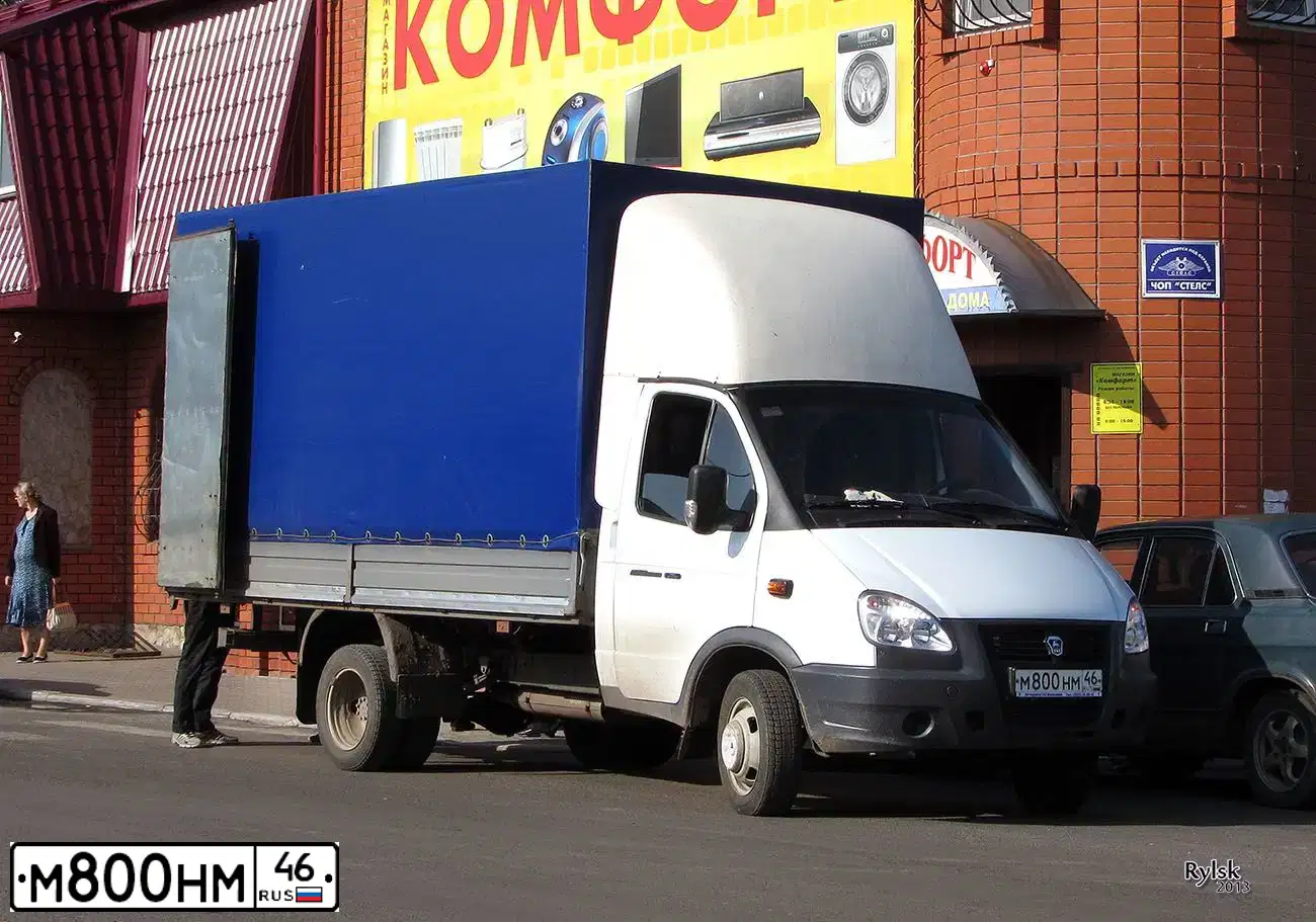 Фото автомобиля GAZ 3302 EL, 2011 — госномер Н902ТВ46. Цвет: Белый