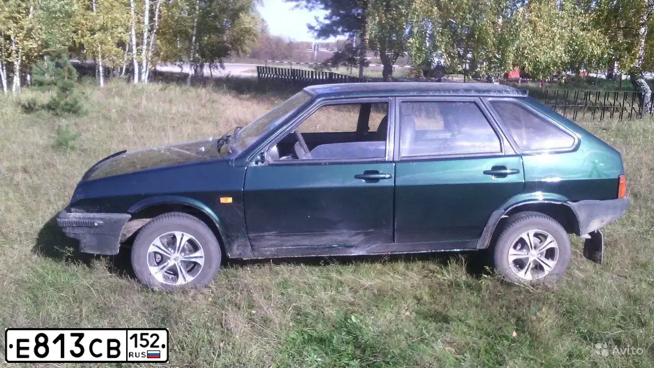 Фото автомобиля LADA 2109 SAMARA, 2003 — госномер М767ММ52. Цвет: Темно-зеленый