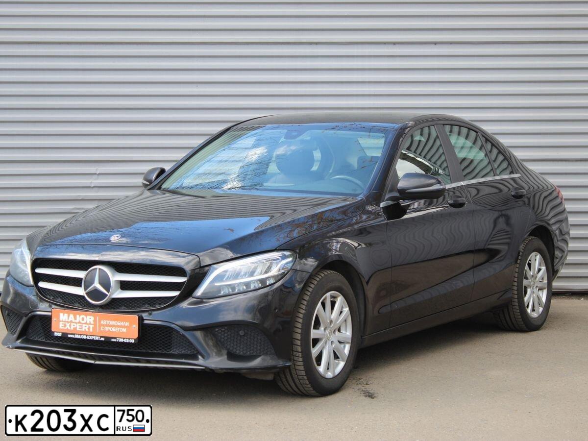 Фото автомобиля MERCEDES C-KLASSE, 2019 — госномер А640ЕА252. Цвет: ЧЕРНЫЙ