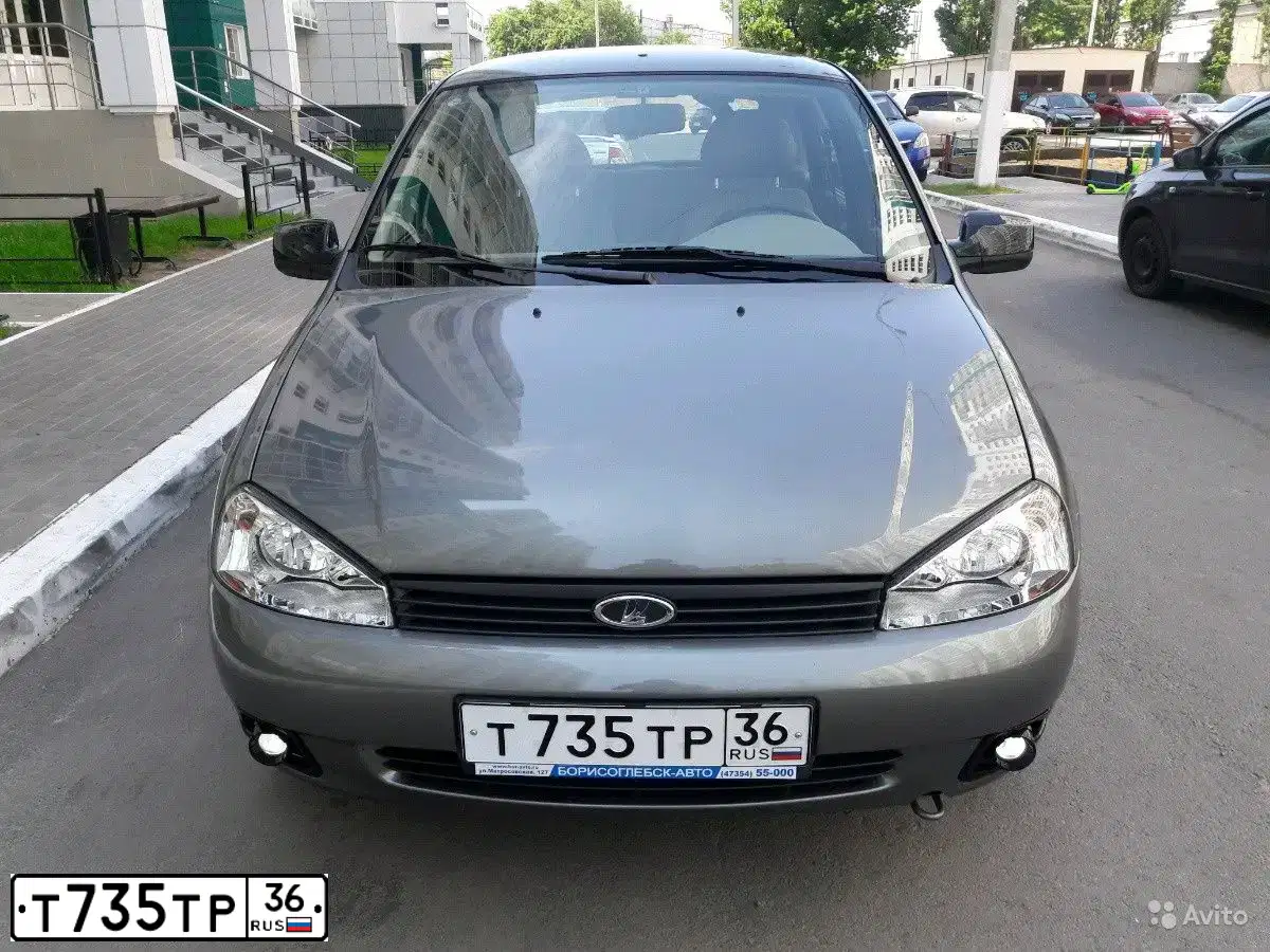 Фото автомобиля LADA 1119 KALINA, 2011 — госномер О210КА68. Цвет: ТЕМНО СЕРЫЙ МЕТАЛЛИК