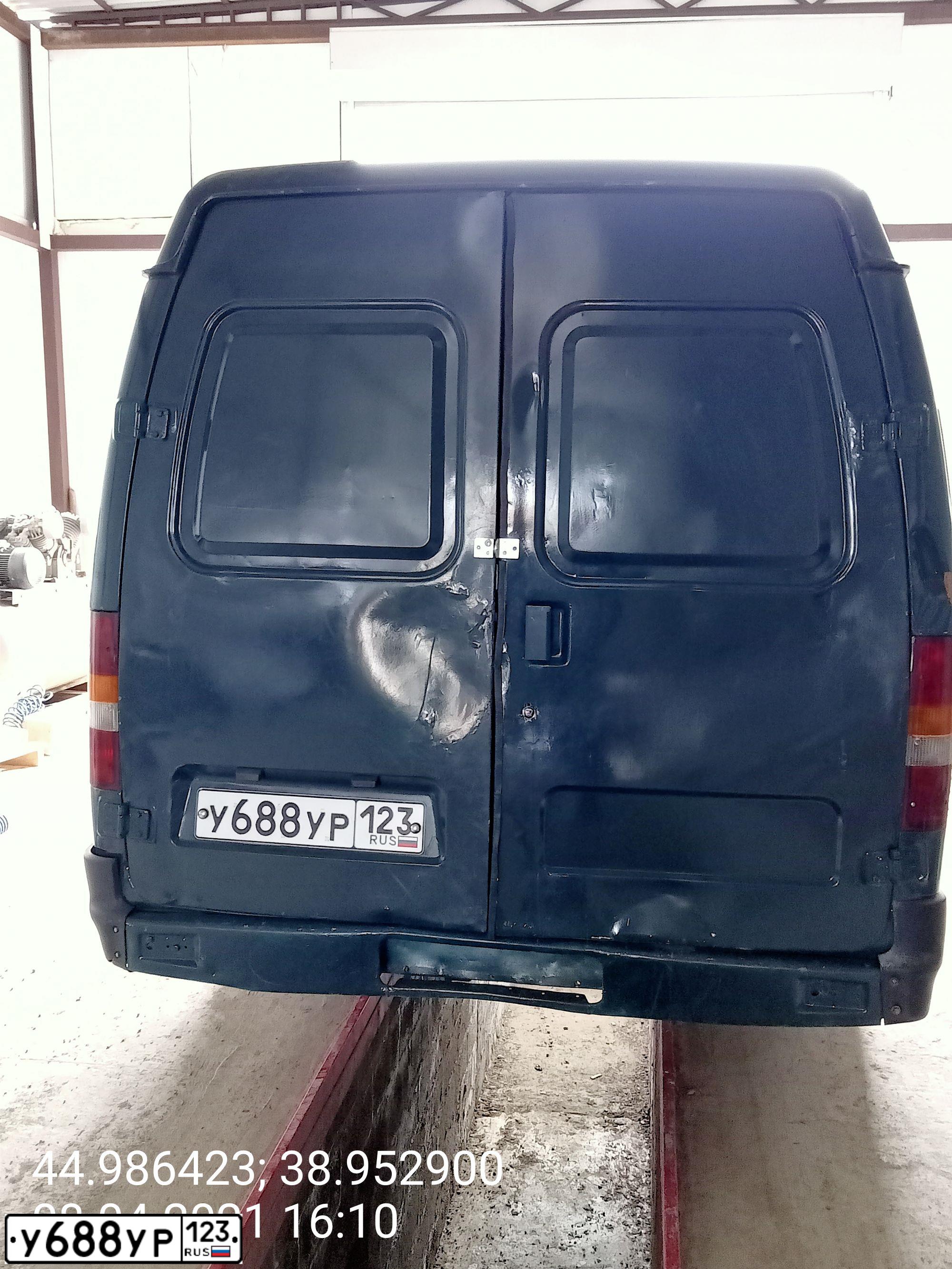 Фото автомобиля GAZ Z 2705 GAZEL, 1998 — госномер А301СЕ01. Цвет: МУРЕНА