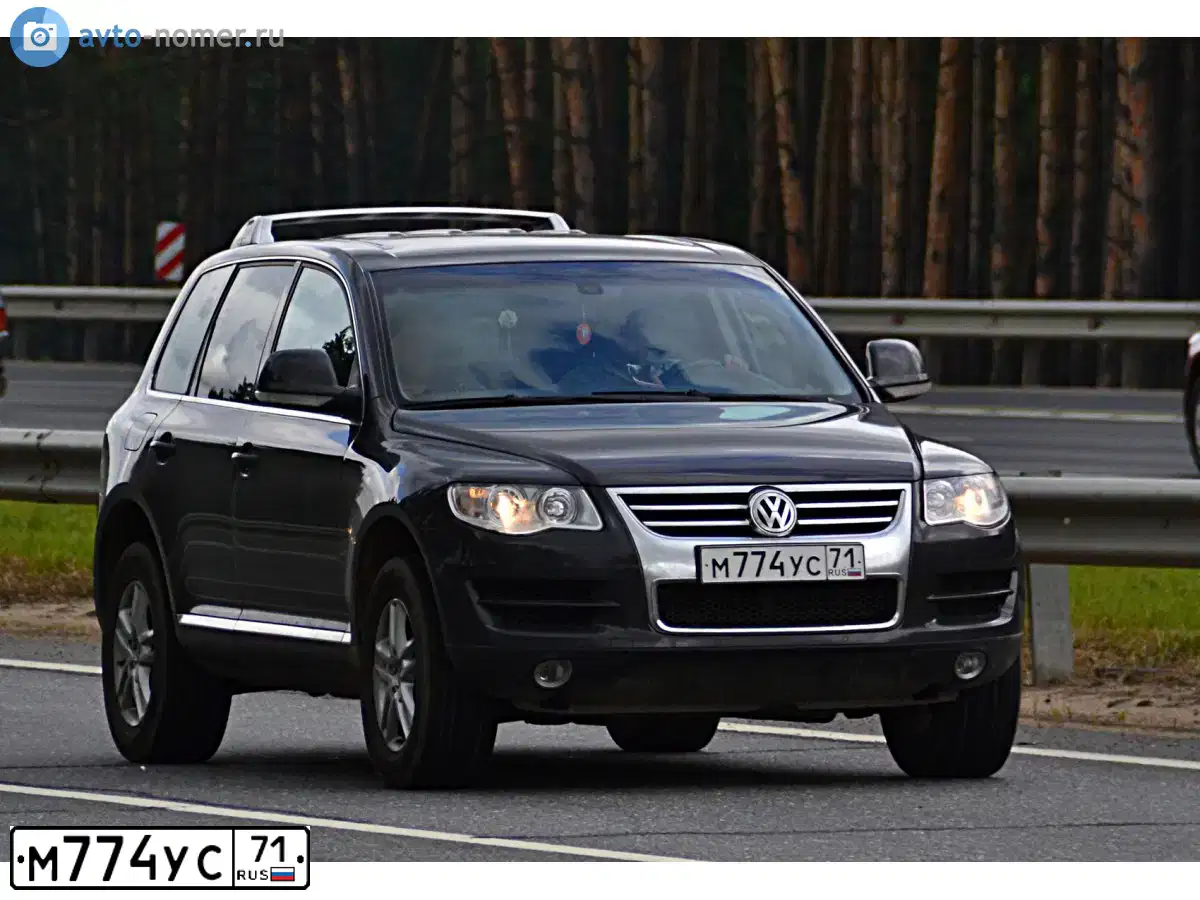 Фото автомобиля VOLKSWAGEN TOUAREG, 2009 — госномер Х197КМ71