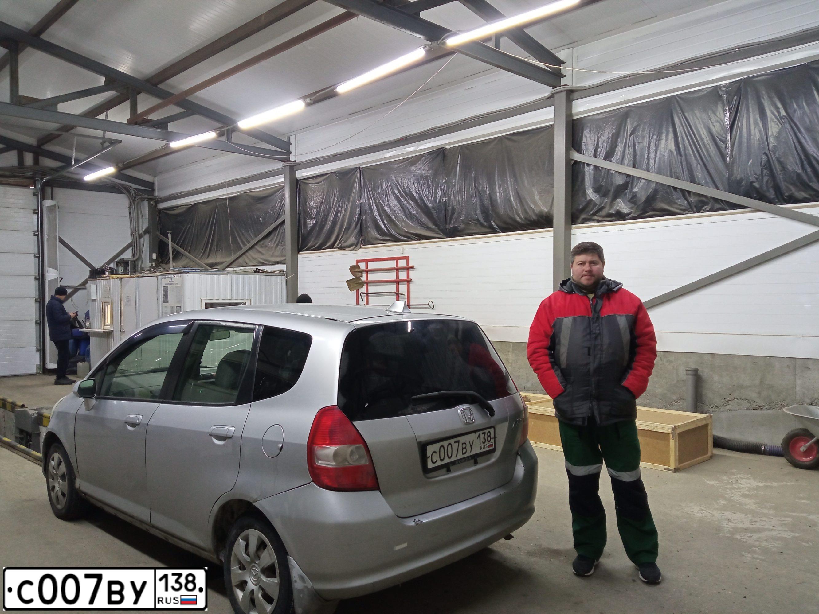 Фото автомобиля HONDA FIT, 2002 — госномер С748НН138