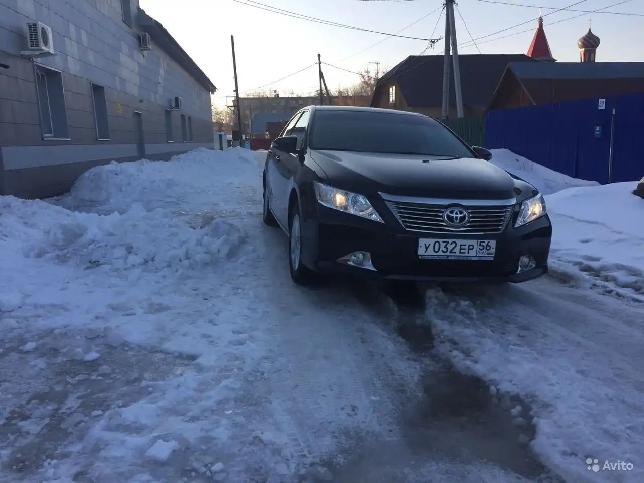 Фото автомобиля TOYOTA CAMRY, 2013 — госномер М486СХ73. Цвет: ЧЕРНЫЙ МЕТАЛЛИК