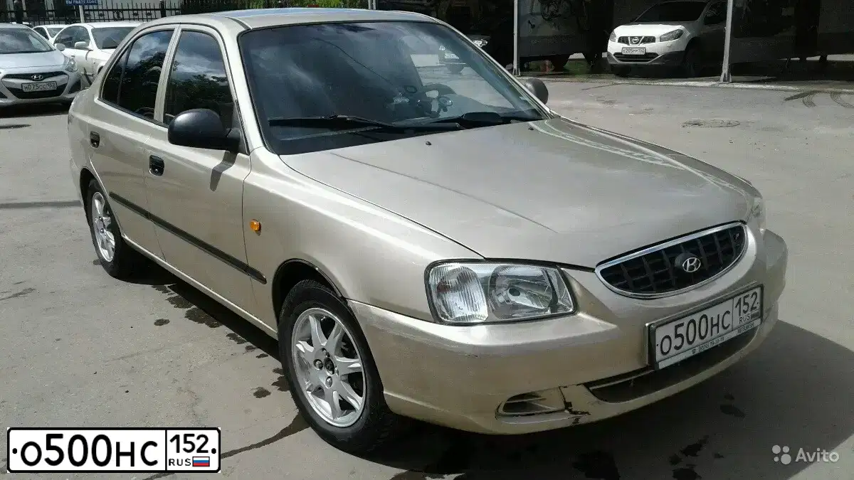 Фото автомобиля TAGAZ ACCENT, 2007 — госномер Р911АК761. Цвет: БЕЖЕВЫЙ