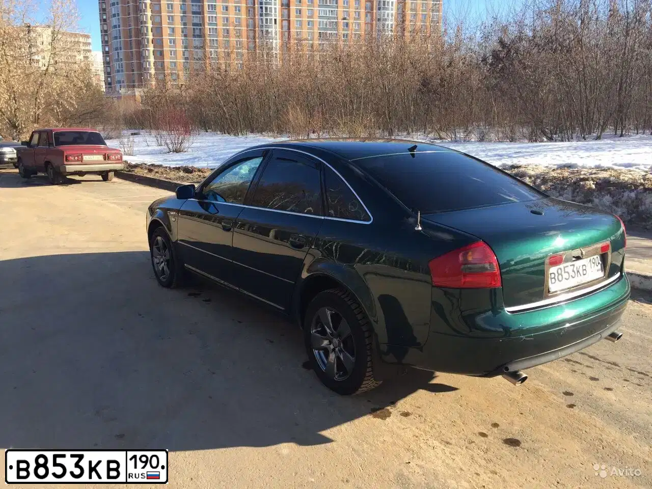 Фото автомобиля AUDI A6, 1997 — госномер С888ЕО97. Цвет: ЗЕЛЕНЫЙ
