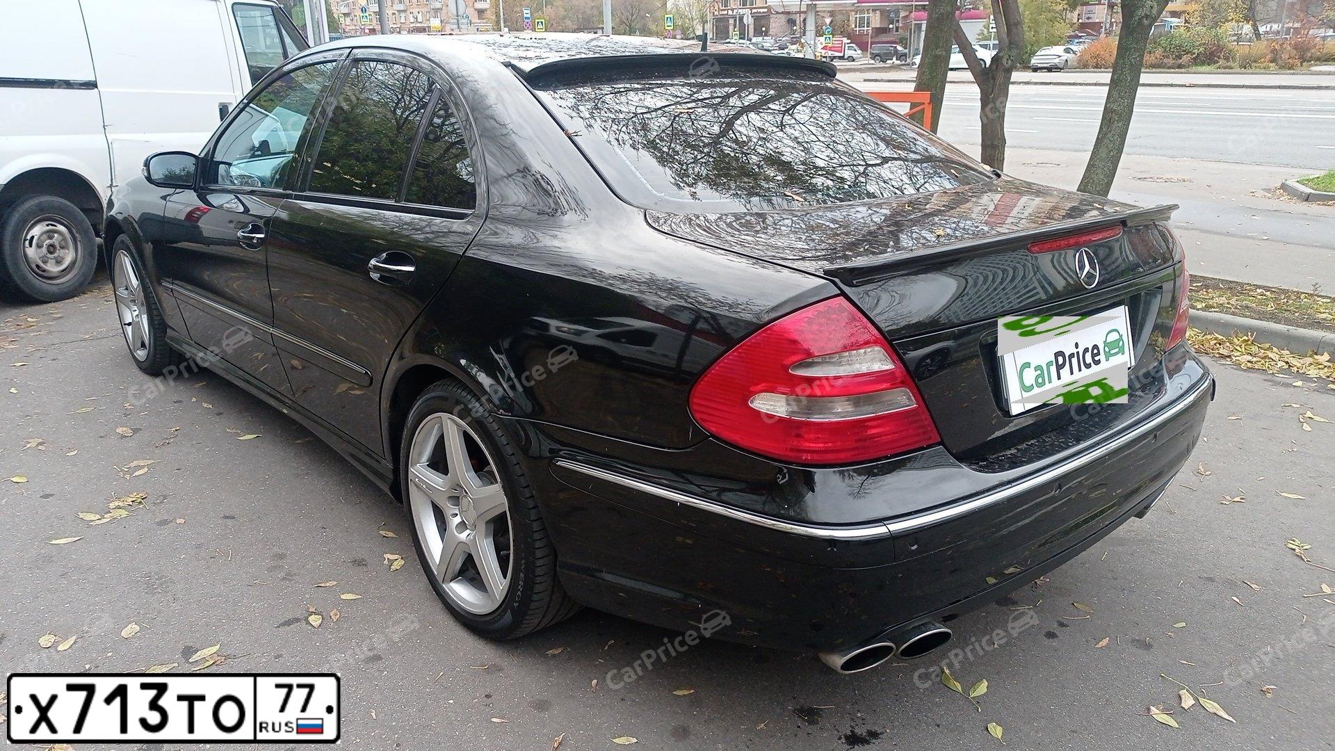 Фото автомобиля MERCEDES-BENZ E320, 2002 — госномер К967МА53. Цвет: ЧЕРНЫЙ