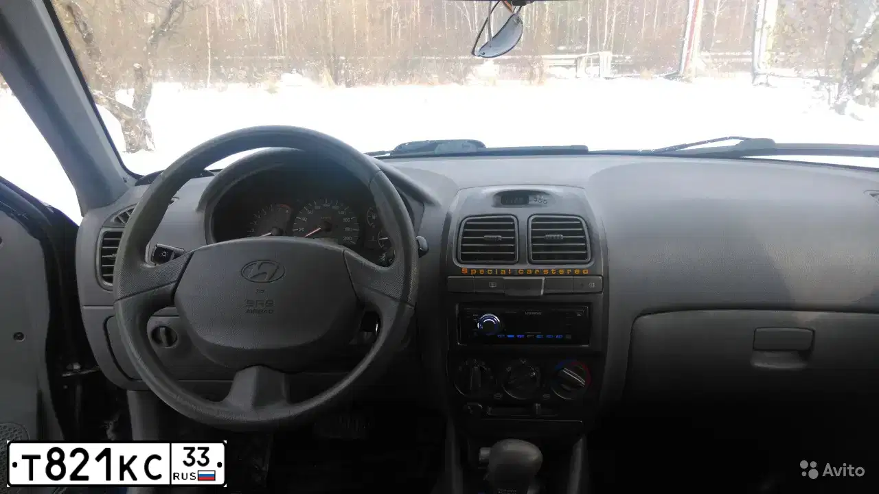 Фото автомобиля TAGAZ ACCENT, 2007 — госномер О070ОА161. Цвет: синий