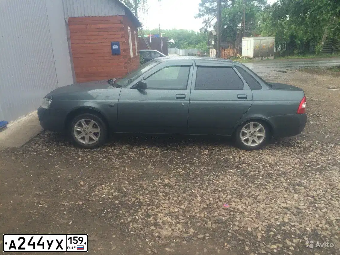 Фото автомобиля LADA 2170 PRIORA, 2007 — госномер А244УХ159. Цвет: СЕРО-СИНЕ-ЗЕЛЕНЫЙ