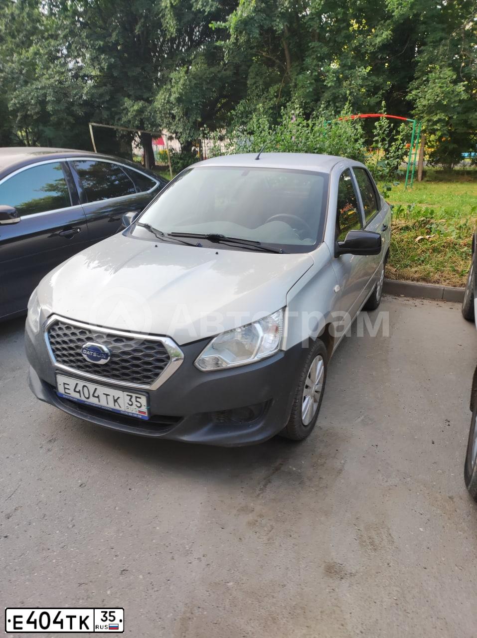 Фото автомобиля DATSUN ON-DO, 2016 — госномер Н882АО35