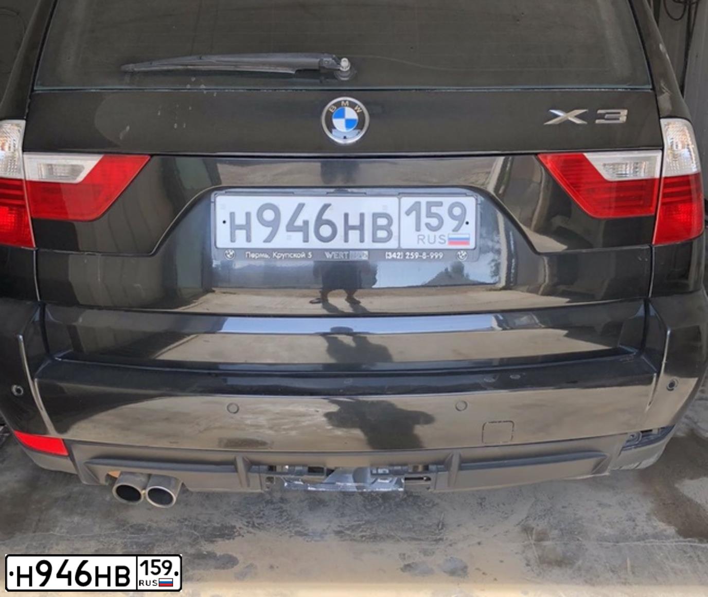 Фото автомобиля BMW X3, 2007 — госномер Р727АС159