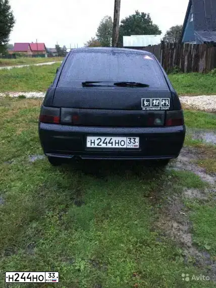 Фото автомобиля LADA 2112 LADA, 2004 — госномер Н244НО33. Цвет: ЗОЛОТИСТО СЕРЫЙ