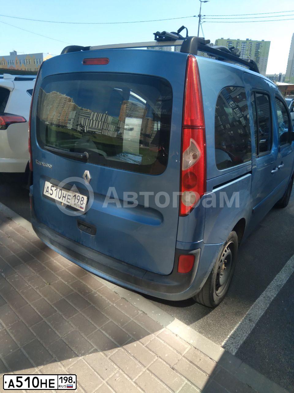 Фото автомобиля RENAULT KANGOO, 2012 — госномер Р792МА716