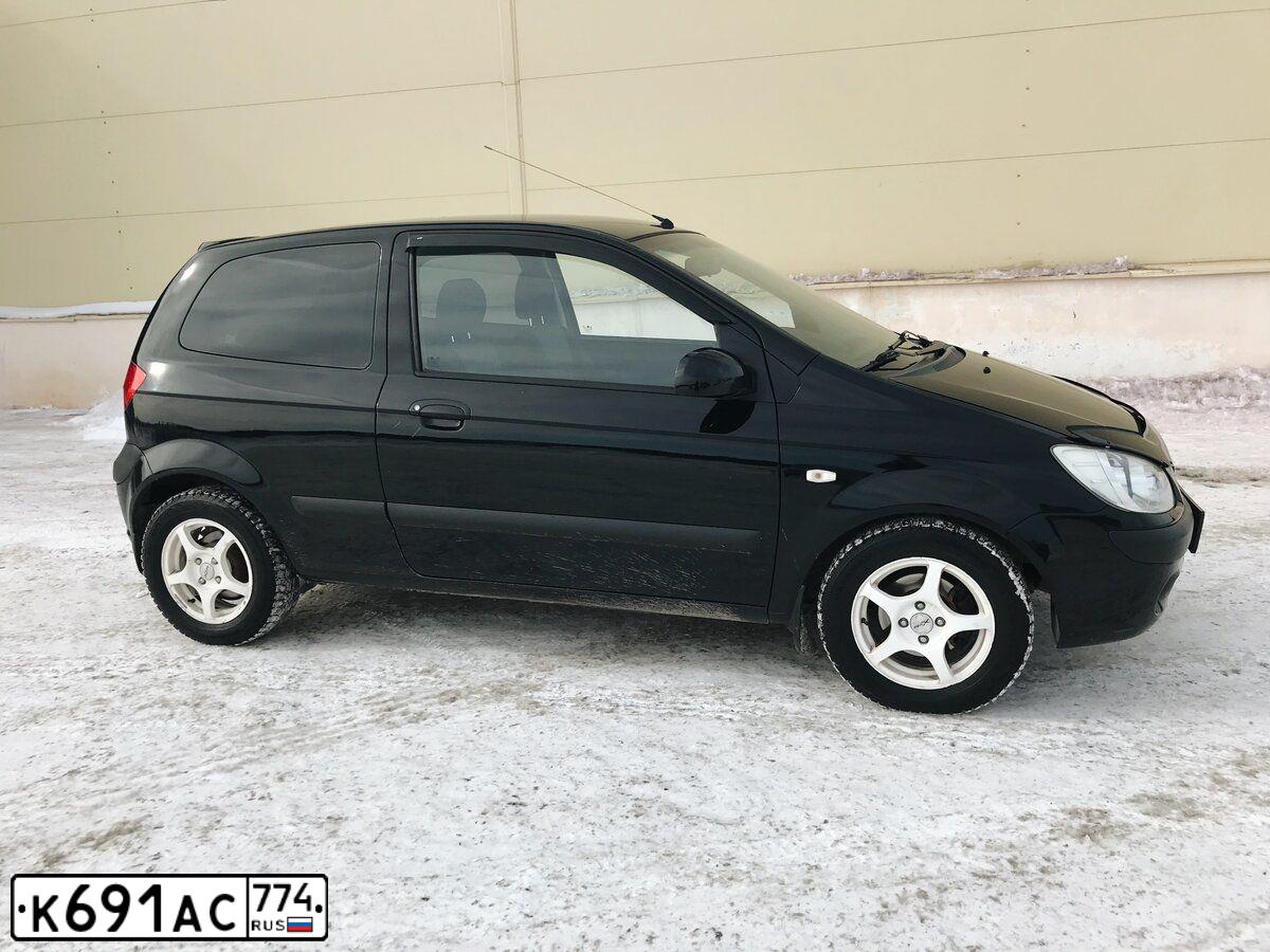 Фото автомобиля HYUNDAI GETZ, 2005 — госномер Т263АМ196. Цвет: ЧЕРНЫЙ