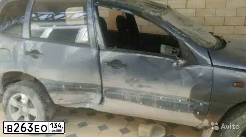 Фото автомобиля CHEVROLET NIVA, 2008 — госномер Р617УМ05. Цвет: СЕРО-ГОЛУБОЙ МЕТАЛЛИК