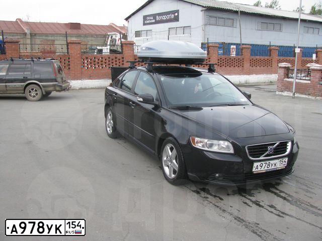 Фото автомобиля VOLVO S40, 2008 — госномер У764РН55. Цвет: ЧЕРНЫЙ