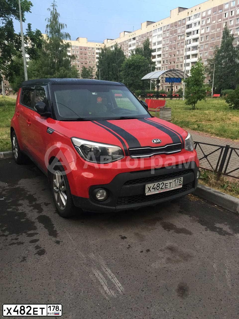 Фото автомобиля KIA SOUL PS, 2017 — госномер Р078ХР198