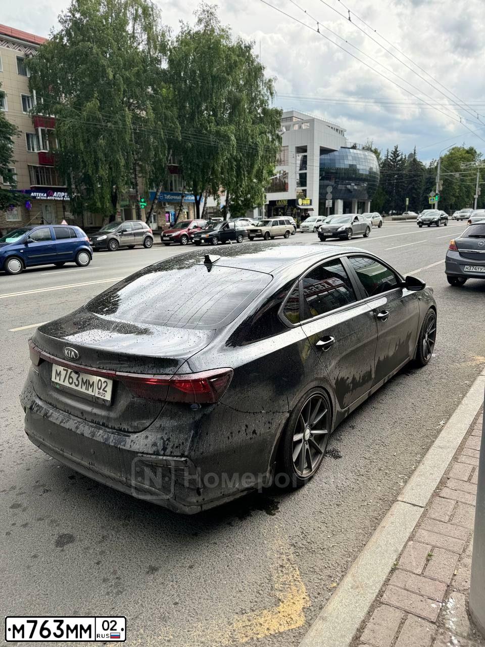 Фото автомобиля LADA 2107, 2008 — госномер М763ММ02. Цвет: ТЕМНО-ВИШНЕВЫЙ