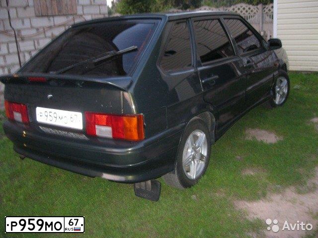 Фото автомобиля LADA 2114 SAMARA, 2006 — госномер А043АМ67. Цвет: Темно-зеленый