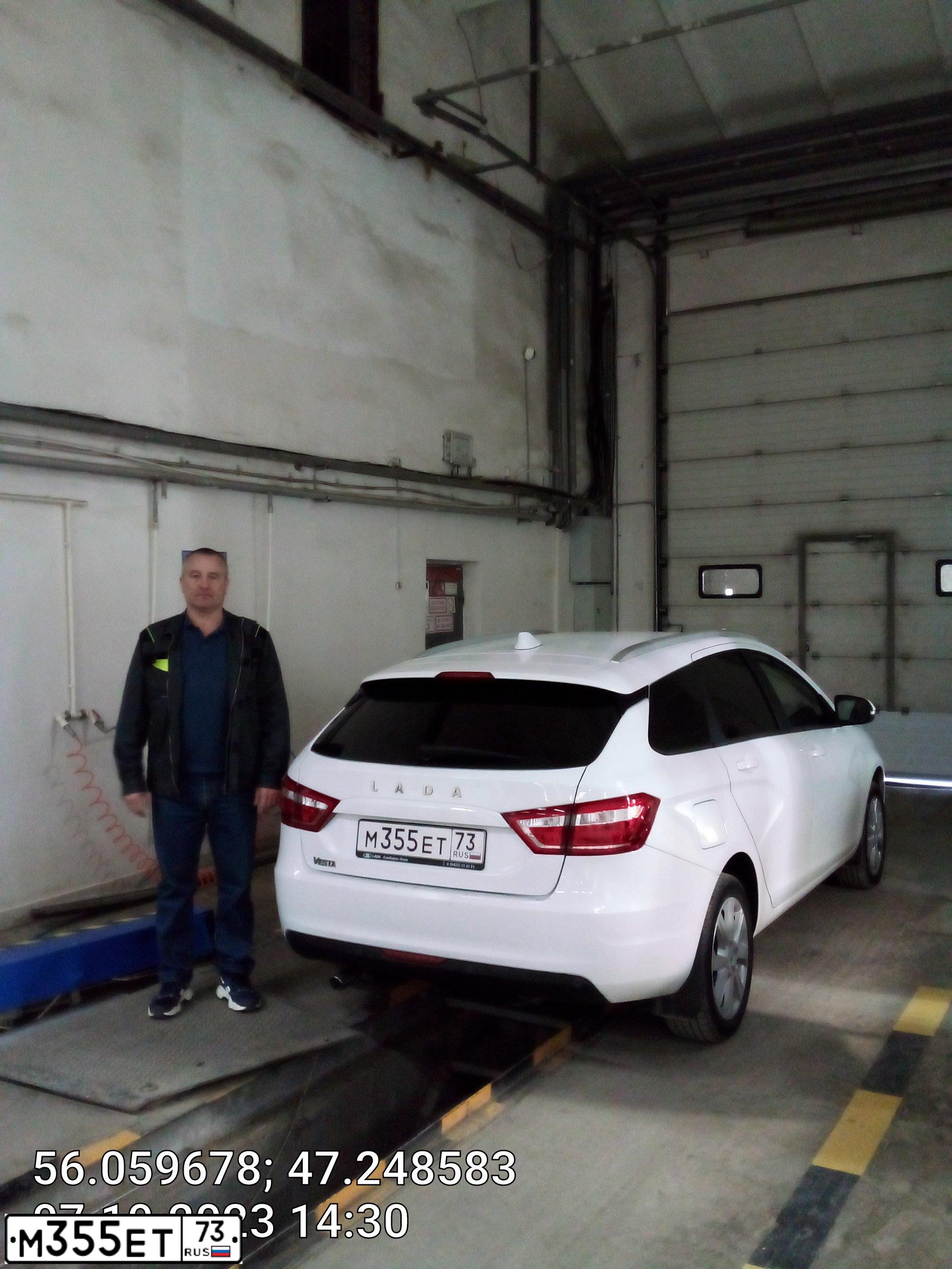 Фото автомобиля LADA VESTA, 2019 — госномер К545ОВ716