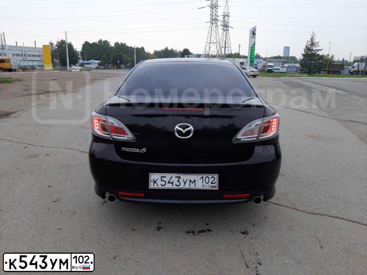 Фото автомобиля MAZDA 6, 2008 — госномер М636ЕМ716. Цвет: ТЕМНО-ВИШНЕВЫЙ