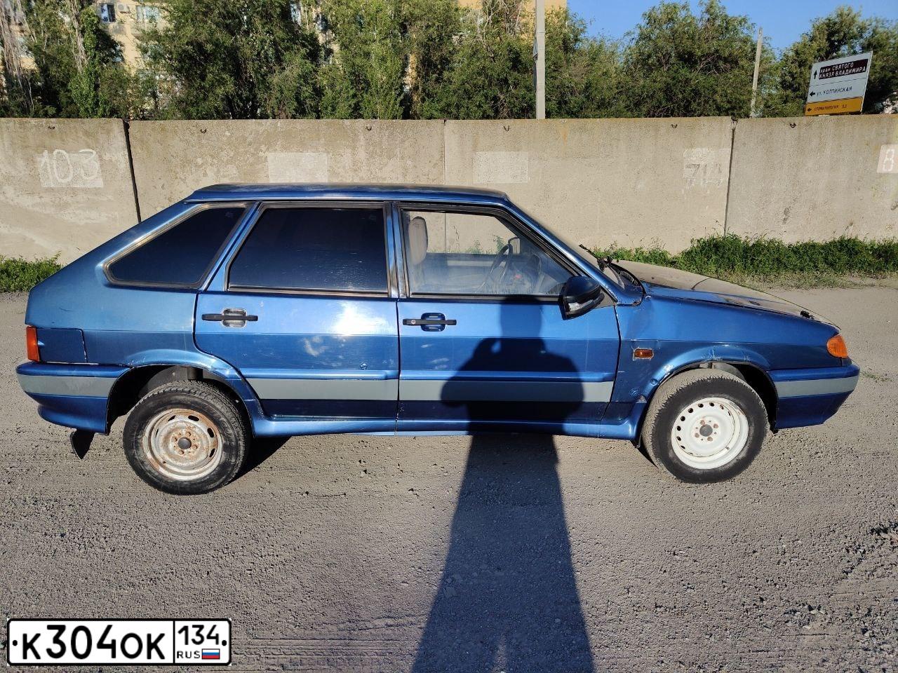 Фото автомобиля LADA 2114 SAMARA, 2004 — госномер К304ОК134. Цвет: СИНЕ ЗЕЛЕНЫЙ