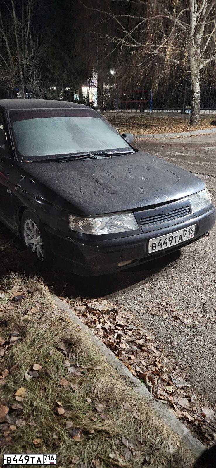 Фото автомобиля LADA 2112 LADA, 2007 — госномер В449ТА716. Цвет: ГРАФИТОВЫЙ МЕТАЛЛИК